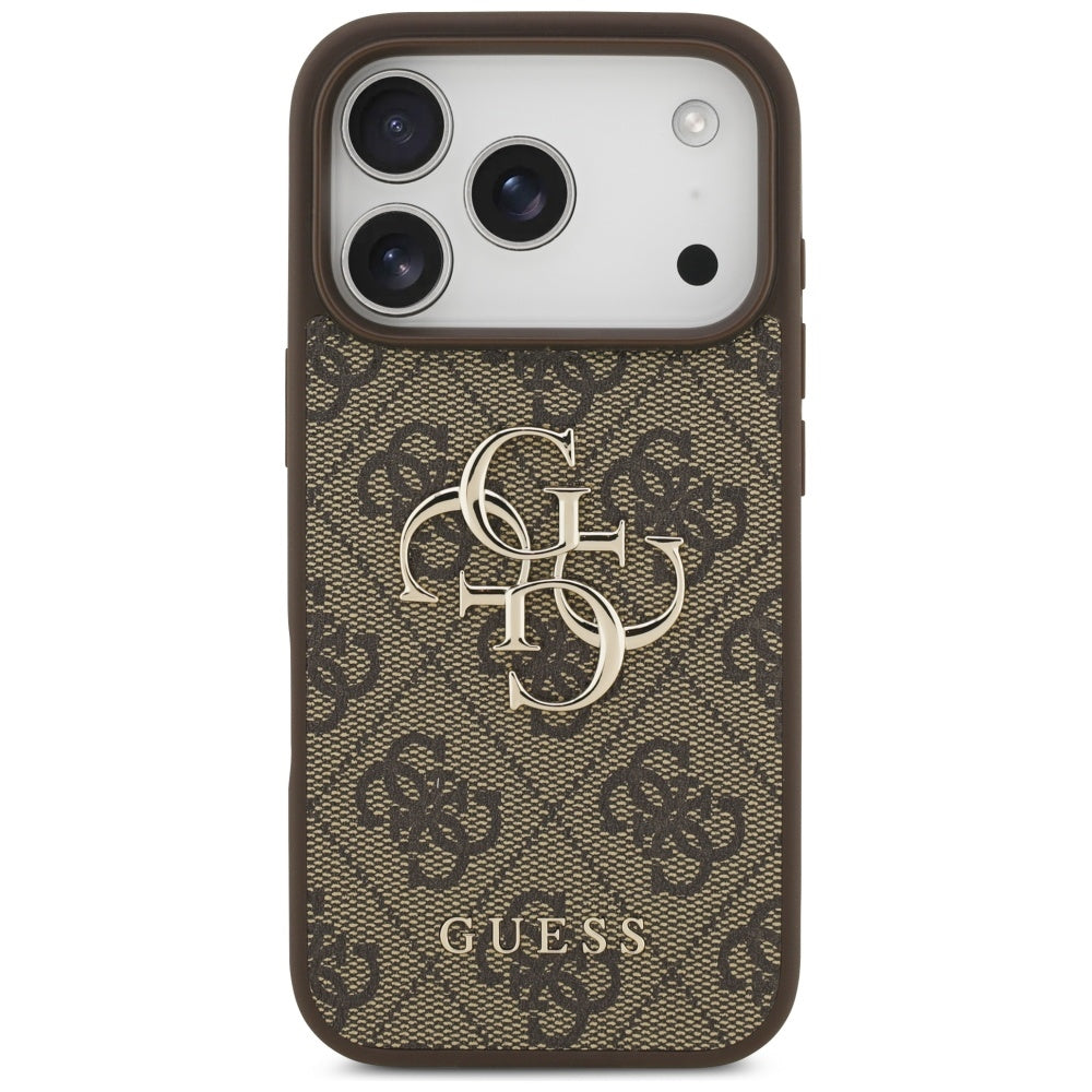 Husă Guess Hardcase 4G Big Logo pentru iPhone 17 Pro Max – maro (GUHCP17X4GMGBR) — imagine 4