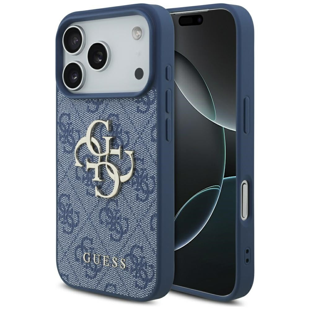 Husă Guess Hardcase 4G Big Logo pentru iPhone 17 Pro Max – albastru (GUHCP17X4GMGBL) — imagine 1