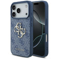 Husă Guess Hardcase 4G Big Logo pentru iPhone 17 Pro Max – albastru (GUHCP17X4GMGBL) — imagine 1