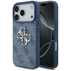 Husă Guess Hardcase 4G Big Logo pentru iPhone 17 Pro Max – albastru (GUHCP17X4GMGBL) — imagine 1