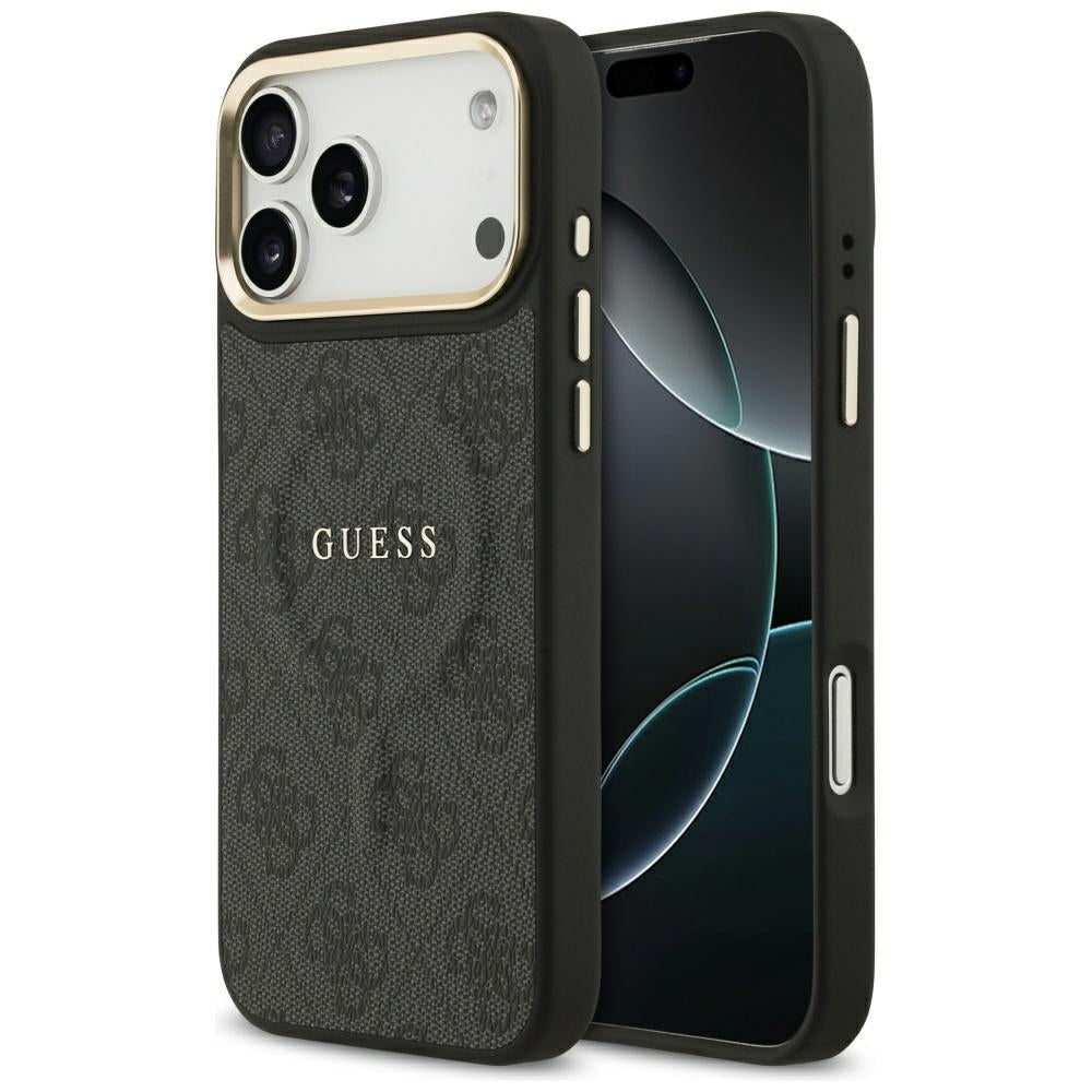 Husă Guess Hardcase 4G Classic MagSafe pentru iPhone 17 Pro Max – negru — imagine 1