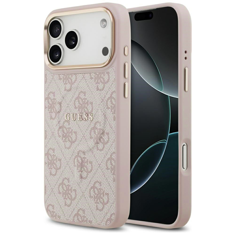 Husă Guess Hardcase 4G Classic MagSafe pentru iPhone 17 Pro Max – roz — imagine 1