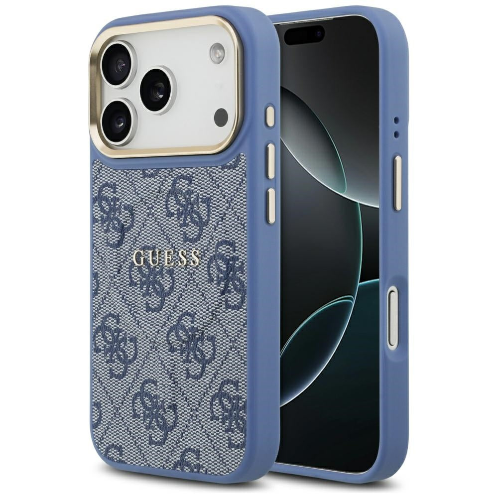 Husă Guess Hardcase 4G Classic MagSafe pentru iPhone 17 Pro Max – albastru — imagine 1