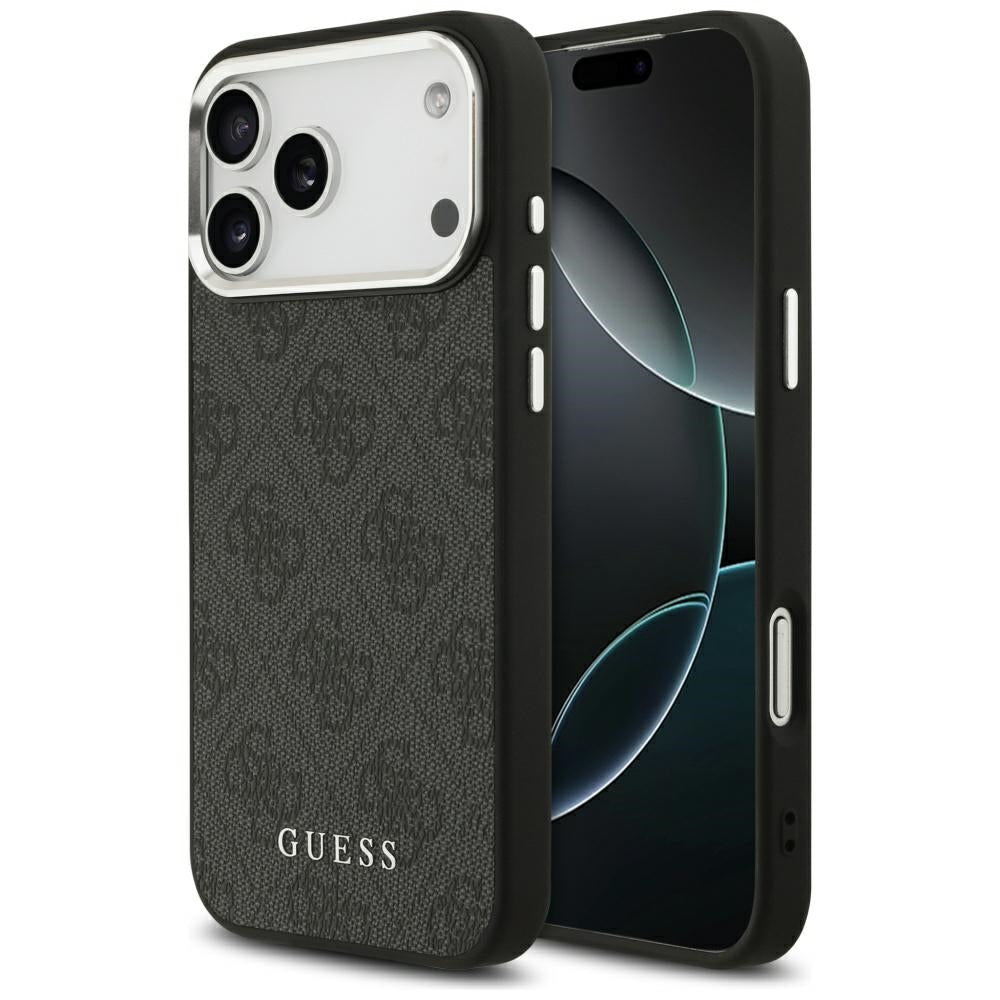 Husă Guess Hardcase 4G Classic Logo MagSafe pentru iPhone 17 Pro Max – negru — imagine 1