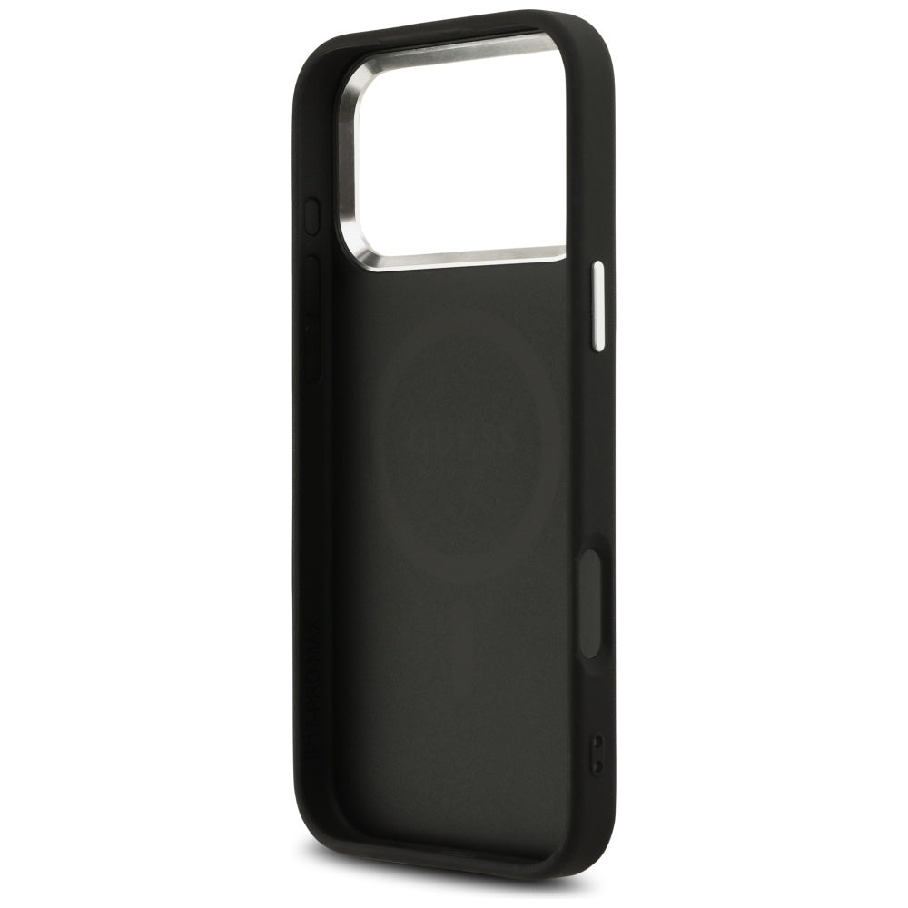 Husă Guess Hardcase 4G Classic Logo MagSafe pentru iPhone 17 Pro Max – negru — imagine 4