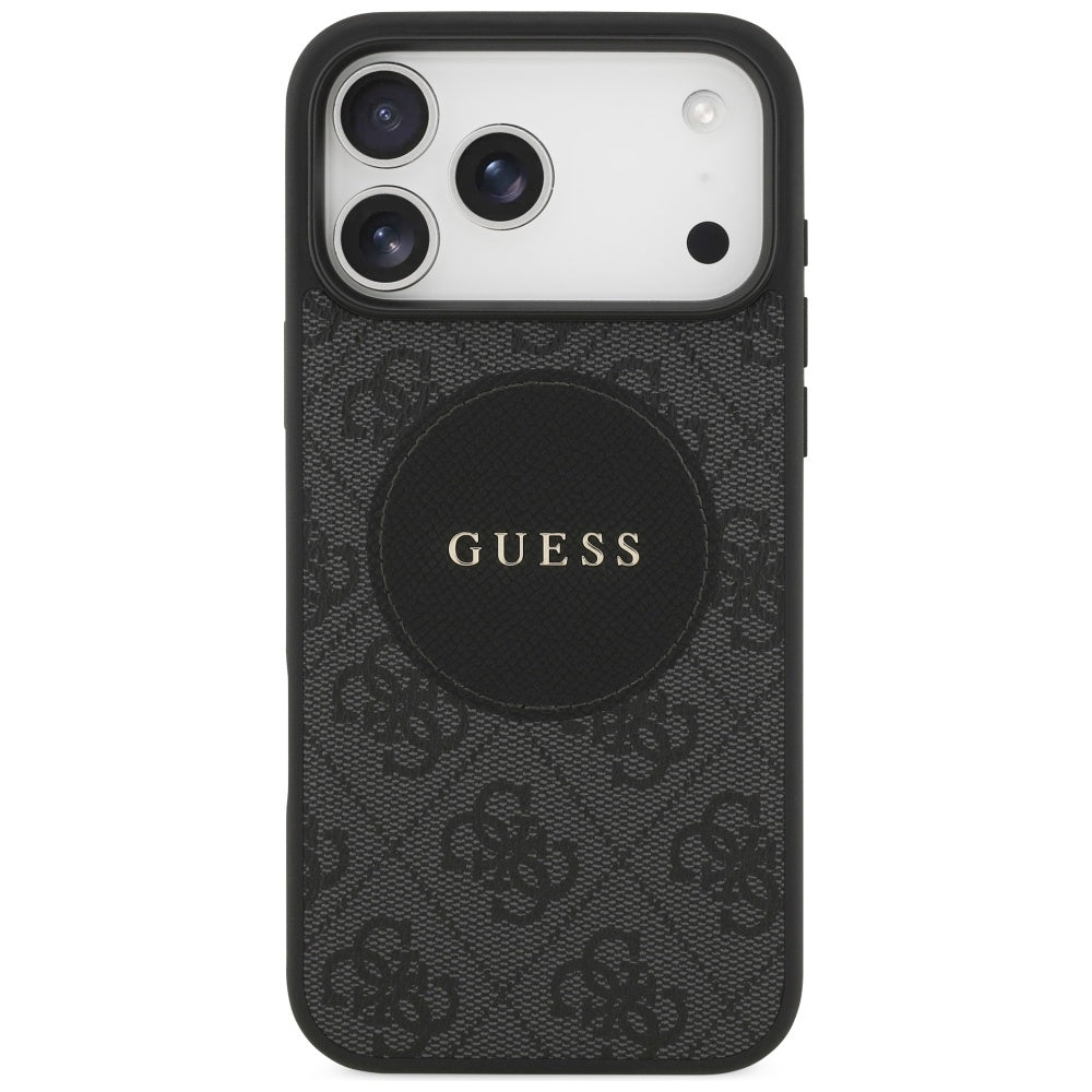 Husă Guess 4G Circle Classic Logo MagSafe pentru iPhone 17 Pro Max – negru — imagine 2