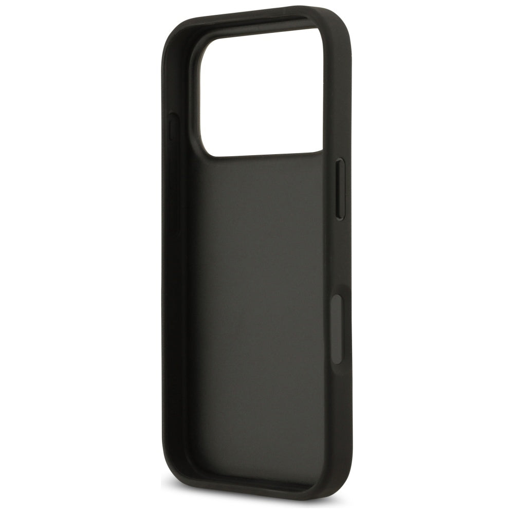 Husă Guess Hardcase 4G Grained Roses Big Logo pentru iPhone 17 Pro Max – negru — imagine 6