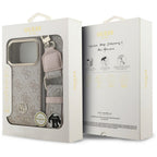 Husă Guess Hardcase 4G Strass Logo & Big Strap pentru iPhone 17 Pro Max – roz — imagine 7