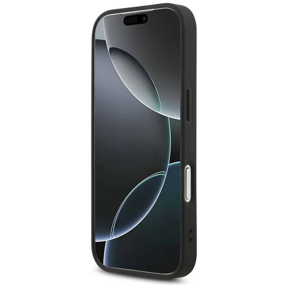 Husă Guess Fixed Glitter Big 4G pentru iPhone 17 Pro Max – negru (GUHCP17XHG4SGK) — imagine 3