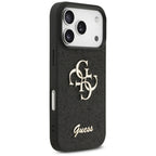 Husă Guess Fixed Glitter Big 4G pentru iPhone 17 Pro Max – negru (GUHCP17XHG4SGK) — imagine 4