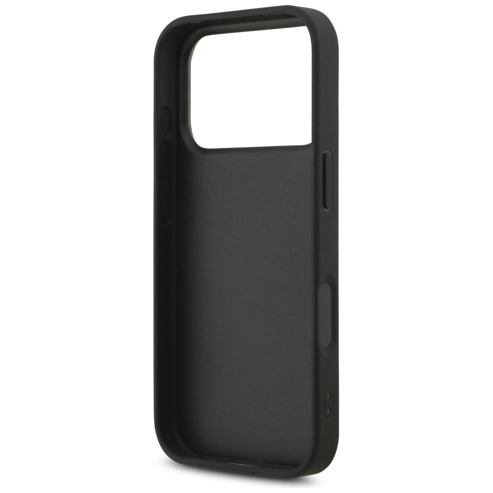 Husă Guess Fixed Glitter Big 4G pentru iPhone 17 Pro Max – negru (GUHCP17XHG4SGK) — imagine 6