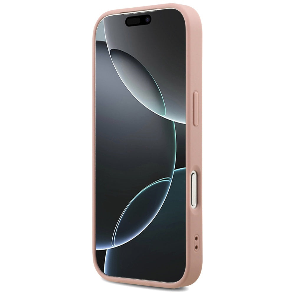 Husă Guess Fixed Glitter Big 4G pentru iPhone 17 Pro Max – roz (GUHCP17XHG4SGP) — imagine 3