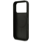 Husă Guess Saffiano MagSafe pentru iPhone 17 Pro Max – negru (GUHMP17XPSAHMCK) — imagine 5