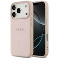 Husă Guess Saffiano Classic Logo MagSafe pentru iPhone 17 Pro Max – roz — imagine 1