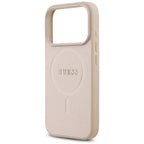 Husă Guess Saffiano Classic Logo MagSafe pentru iPhone 17 Pro Max – roz — imagine 5