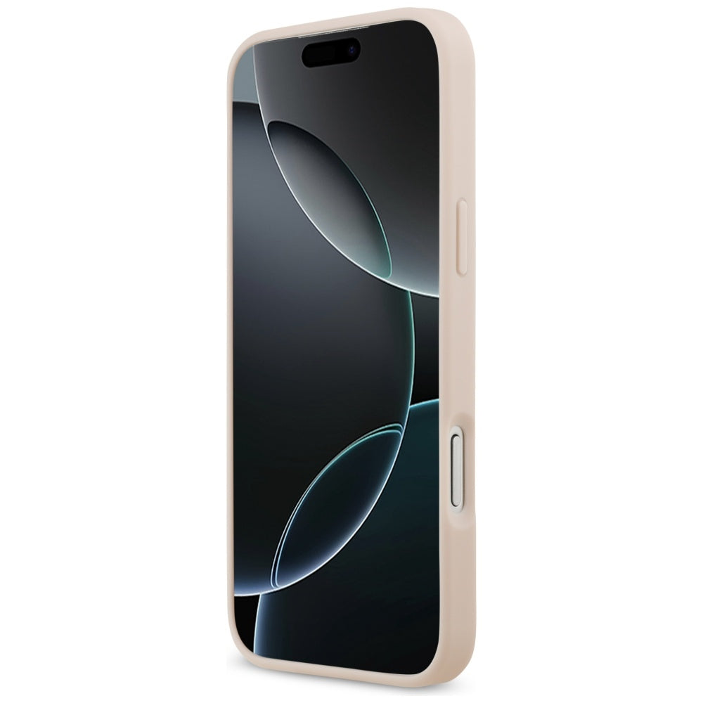 Husă Guess Hardcase 4G Grained Big and Classic Logo pentru iPhone 17 Pro Max – roz — imagine 4
