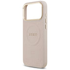 Husă Guess Peony Hot Stamp MagSafe pentru iPhone 17 Pro Max – roz — imagine 5