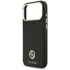 Husă Guess Grained Strass Logo MagSafe pentru iPhone 17 Pro Max – negru — imagine 5