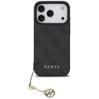Husă Guess Hardcase 4G Charm Cradle MagSafe pentru iPhone 17 Pro Max – negru — imagine 1