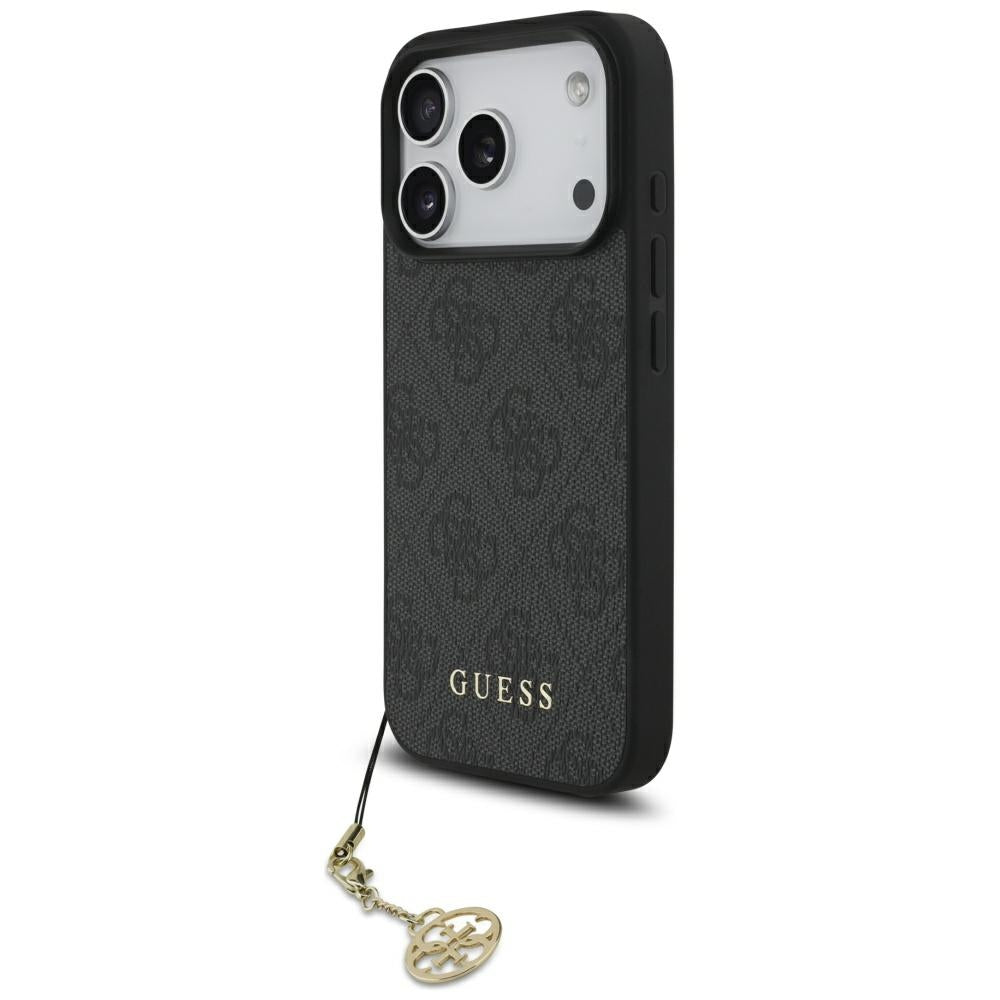 Husă Guess Hardcase 4G Charm Cradle MagSafe pentru iPhone 17 Pro Max – negru — imagine 3