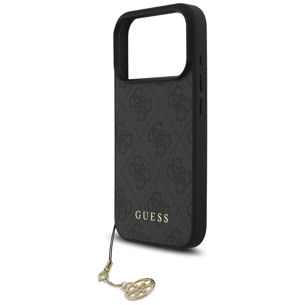 Husă Guess Hardcase 4G Charm Cradle MagSafe pentru iPhone 17 Pro Max – negru — imagine 5