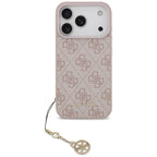 Husă Guess Hardcase 4G Charm Cradle MagSafe pentru iPhone 17 Pro Max – roz — imagine 1