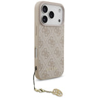 Husă Guess Hardcase 4G Charm Cradle MagSafe pentru iPhone 17 Pro Max – roz — imagine 3