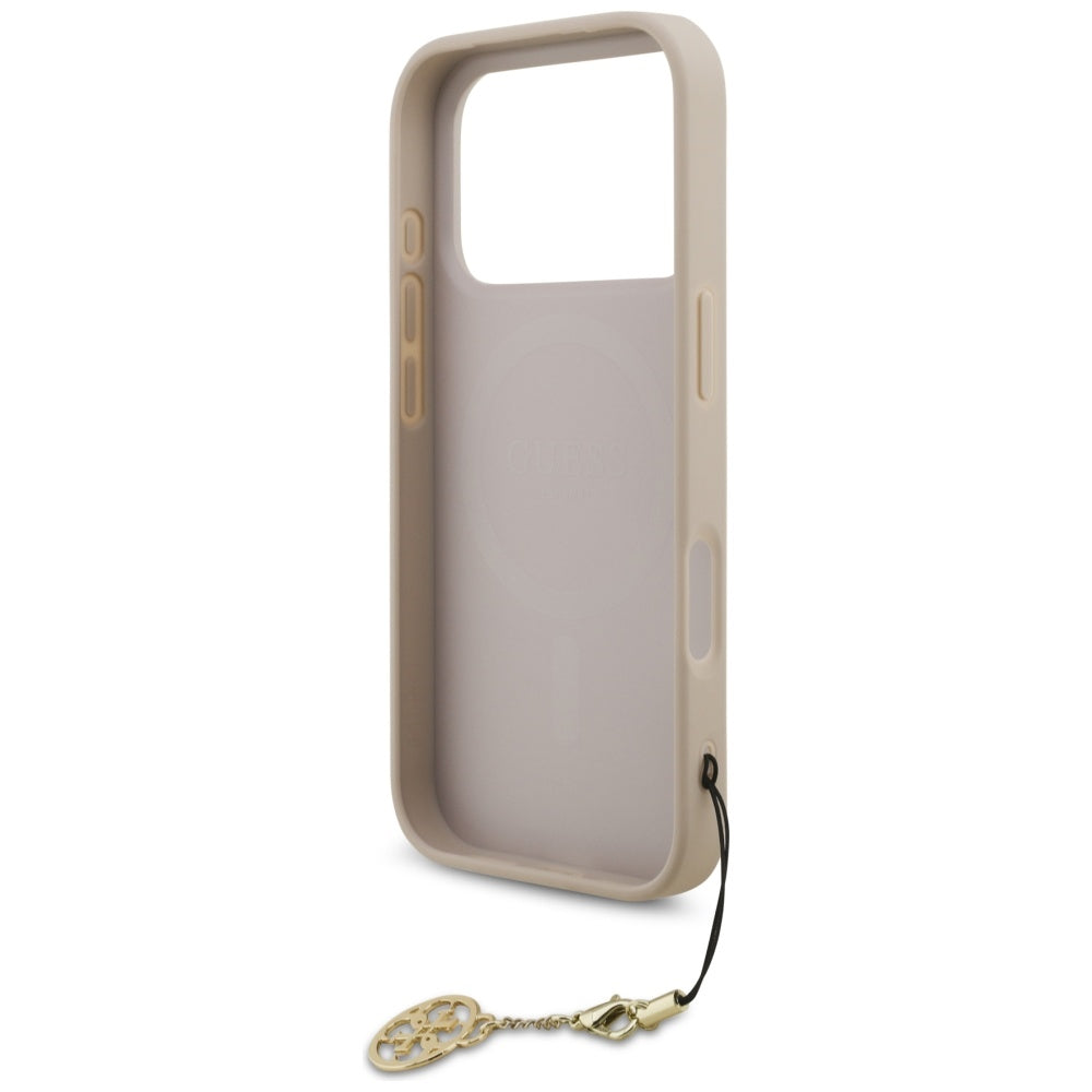 Husă Guess Hardcase 4G Charm Cradle MagSafe pentru iPhone 17 Pro Max – roz — imagine 6
