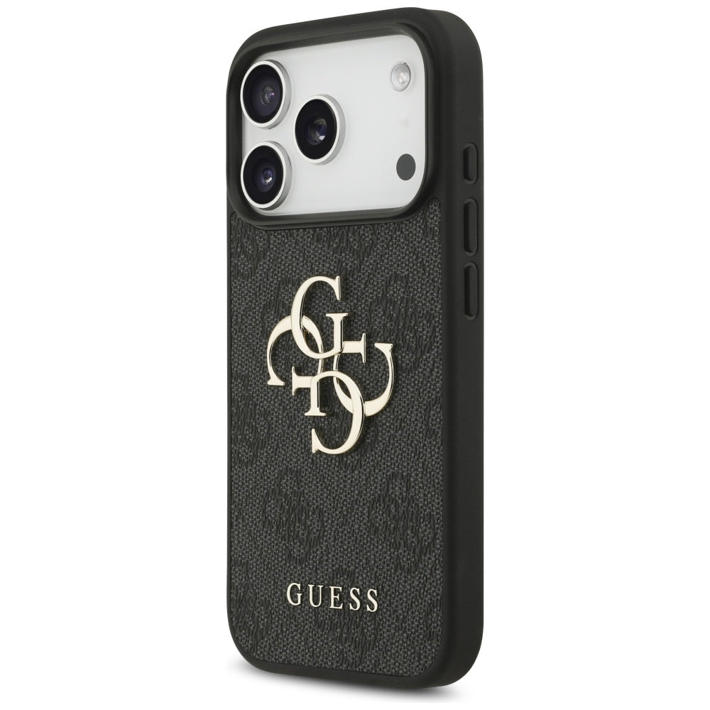 Husă Guess Hardcase 4G Classic Logo with Strap pentru iPhone 17 Pro Max – negru (GUHCP17XP4GMGSK) — imagine 3