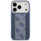 Husă Guess Hardcase 4G Stripe MagSafe pentru iPhone 17 Pro Max – albastru — imagine 2