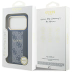Husă Guess Hardcase 4G Stripe MagSafe pentru iPhone 17 Pro Max – albastru — imagine 7