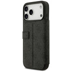 Husă Guess Book 4G Metal Logo pentru iPhone 17 Pro Max – negru (GUBKP17X4GMGGR) — imagine 3