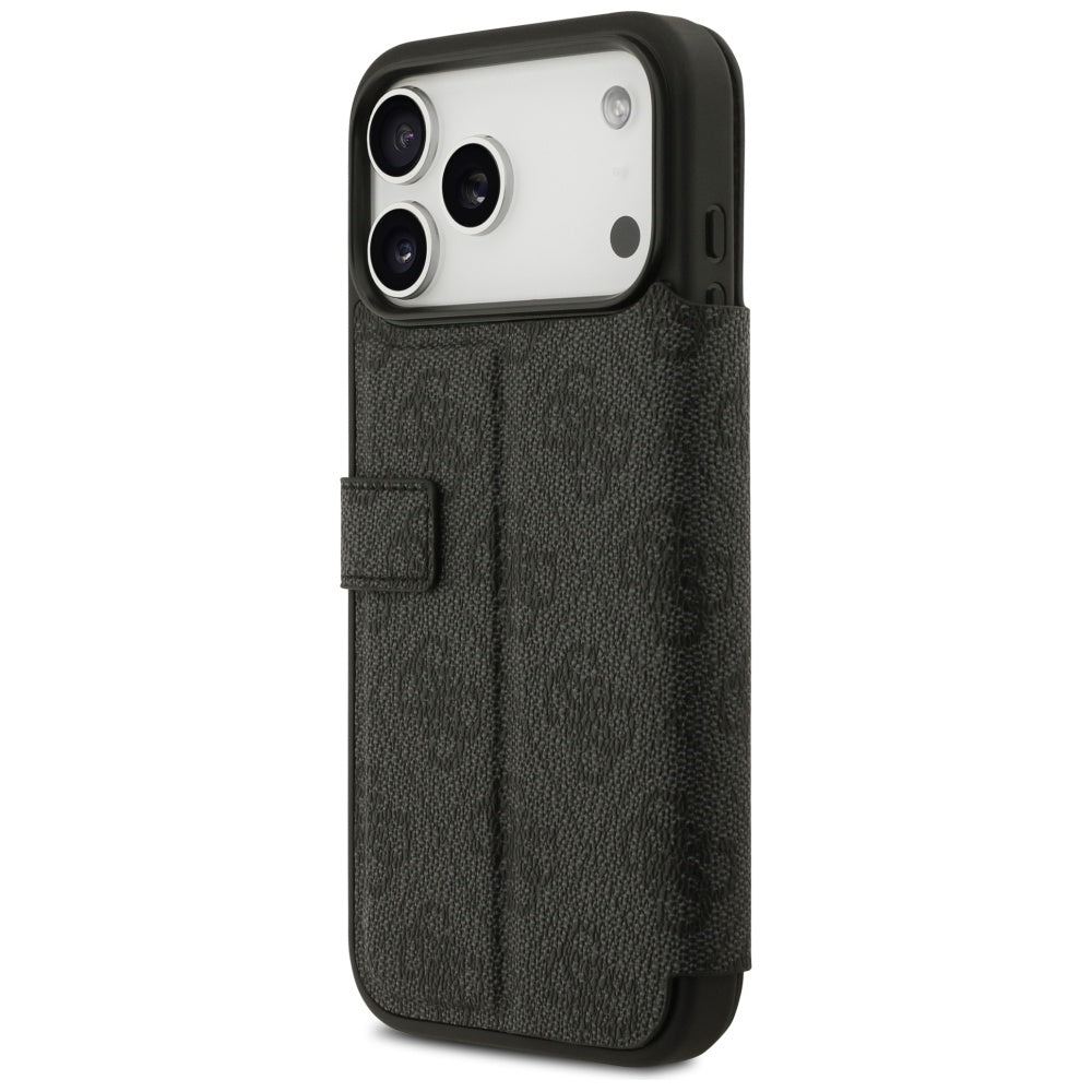 Husă Guess Book 4G Metal Logo pentru iPhone 17 Pro Max – negru (GUBKP17X4GMGGR) — imagine 3