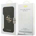 Husă Guess Book 4G Metal Logo pentru iPhone 17 Pro Max – negru (GUBKP17X4GMGGR) — imagine 6