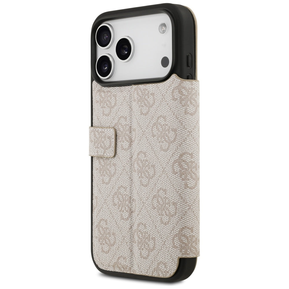 Husă Guess Book 4G Metal Logo pentru iPhone 17 Pro Max – roz (GUBKP17X4GMGPI) — imagine 3