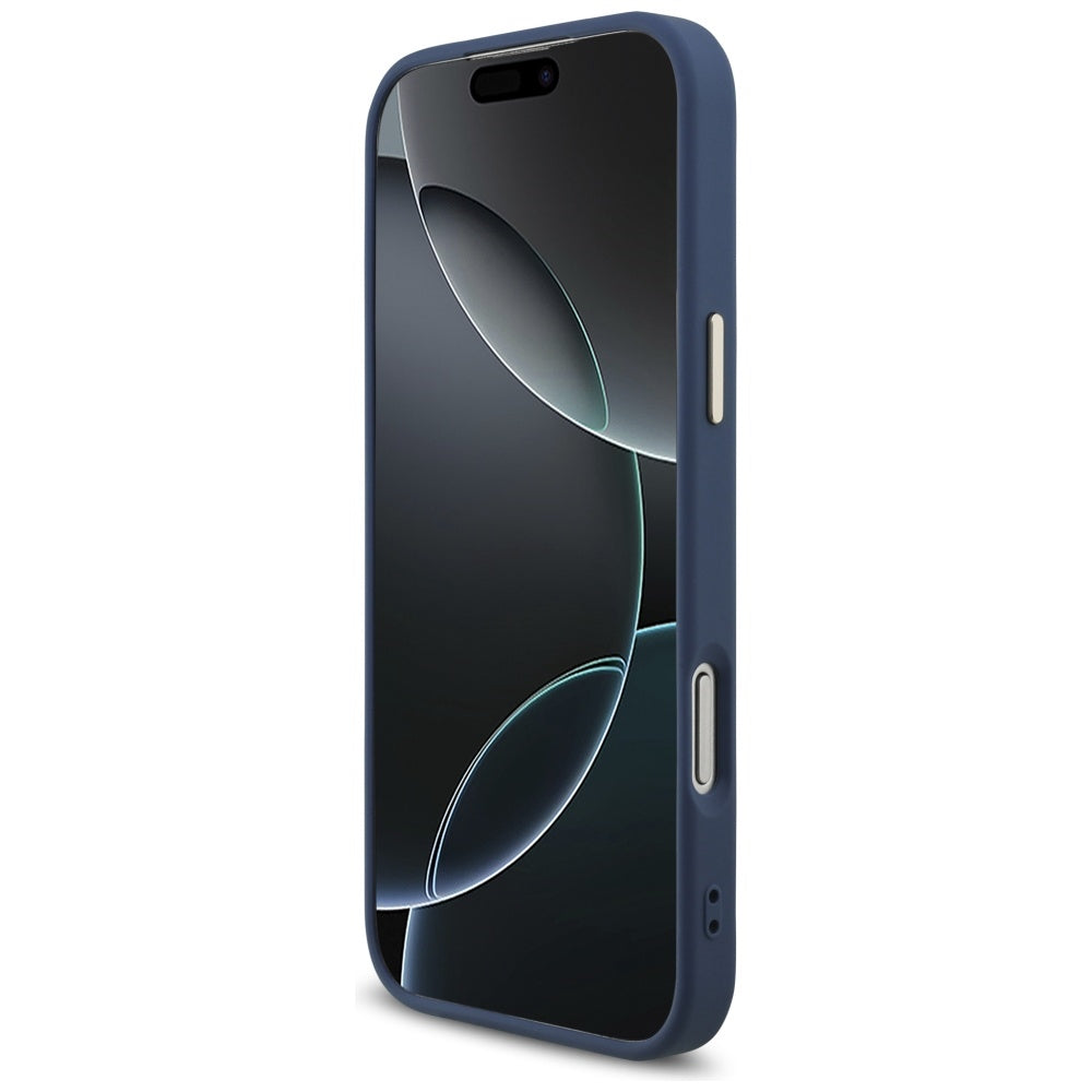 Husă Guess Hardcase 4G Triangle Logo MagSafe pentru iPhone 17 Pro Max – albastru — imagine 4