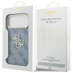 Husă Guess Hardcase Big 4G Classic Logo pentru iPhone 17 Pro Max – albastru — imagine 7