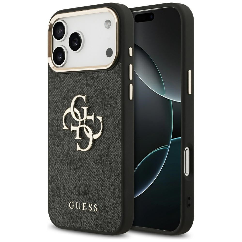 Husă Guess Hardcase Big 4G Classic Logo pentru iPhone 17 Pro Max – negru (GUHCP17X4GMGCGR) — imagine 1