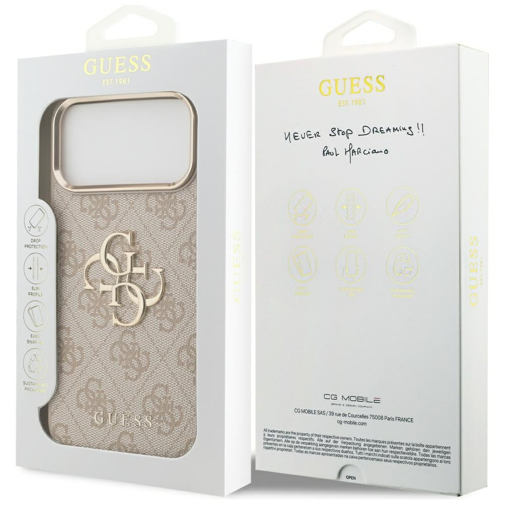 Husă Guess Hardcase Big 4G Classic Logo pentru iPhone 17 Pro Max – roz — imagine 7
