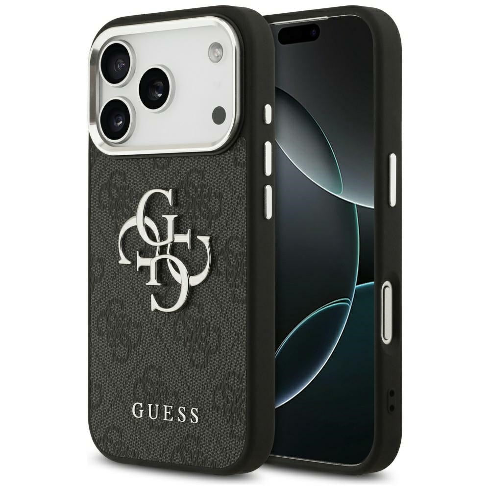 Husă Guess Hardcase Big 4G Classic Logo pentru iPhone 17 Pro Max – negru (GUHCP17XP4G4SMCK) — imagine 1