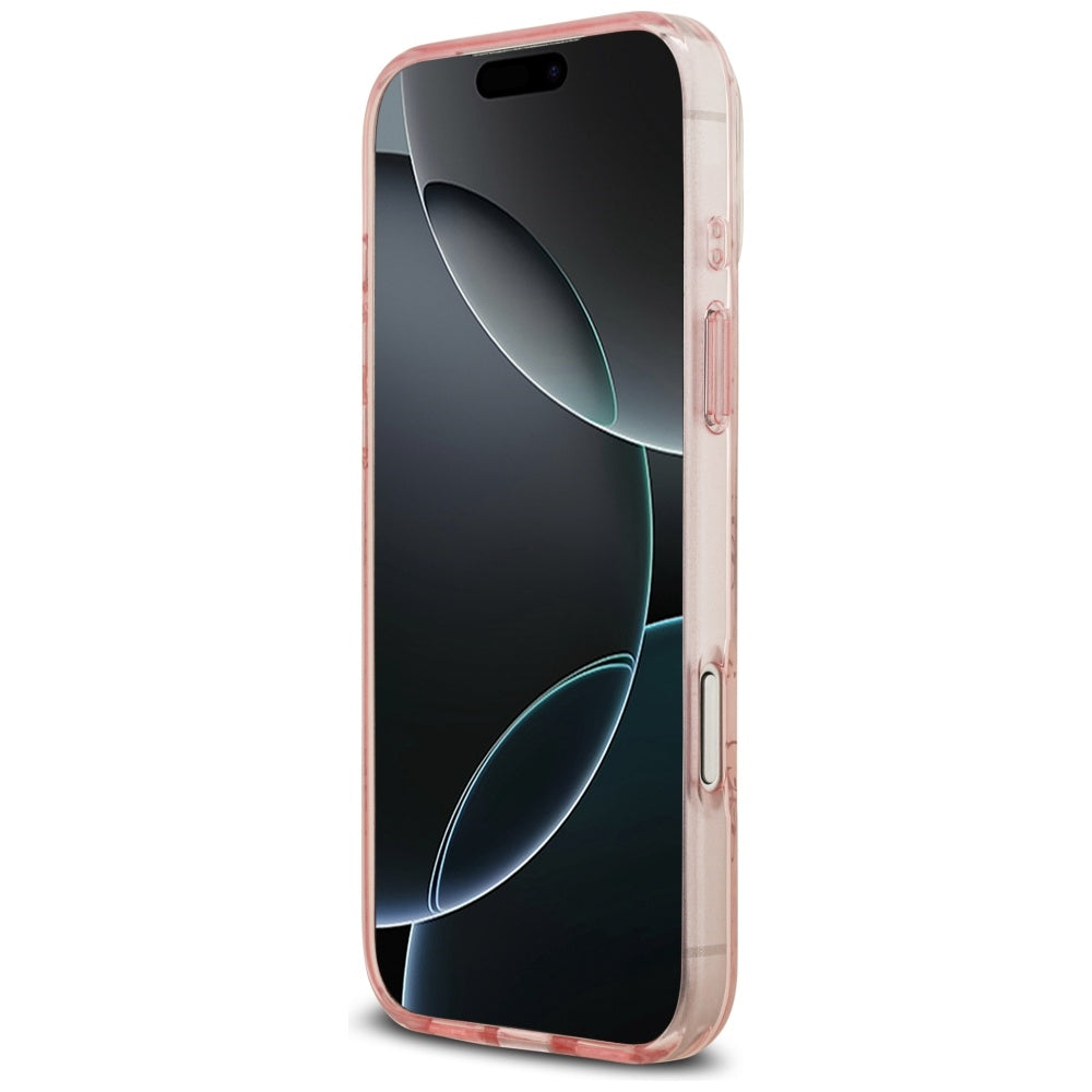 Husă Guess IML 4G Background MagSafe pentru iPhone 17 Pro Max – roz — imagine 6