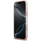 Husă Guess IML 4G Background MagSafe pentru iPhone 17 Pro Max – roz — imagine 6