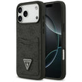 Husă Guess Hardcase 4G Double Card Triangle pentru iPhone 17 Pro Max – negru — imagine 1