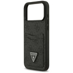 Husă Guess Hardcase 4G Double Card Triangle pentru iPhone 17 Pro Max – negru — imagine 6