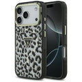 Husă Guess Leopard Glitter MagSafe pentru iPhone 17 Pro Max – negru — imagine 1
