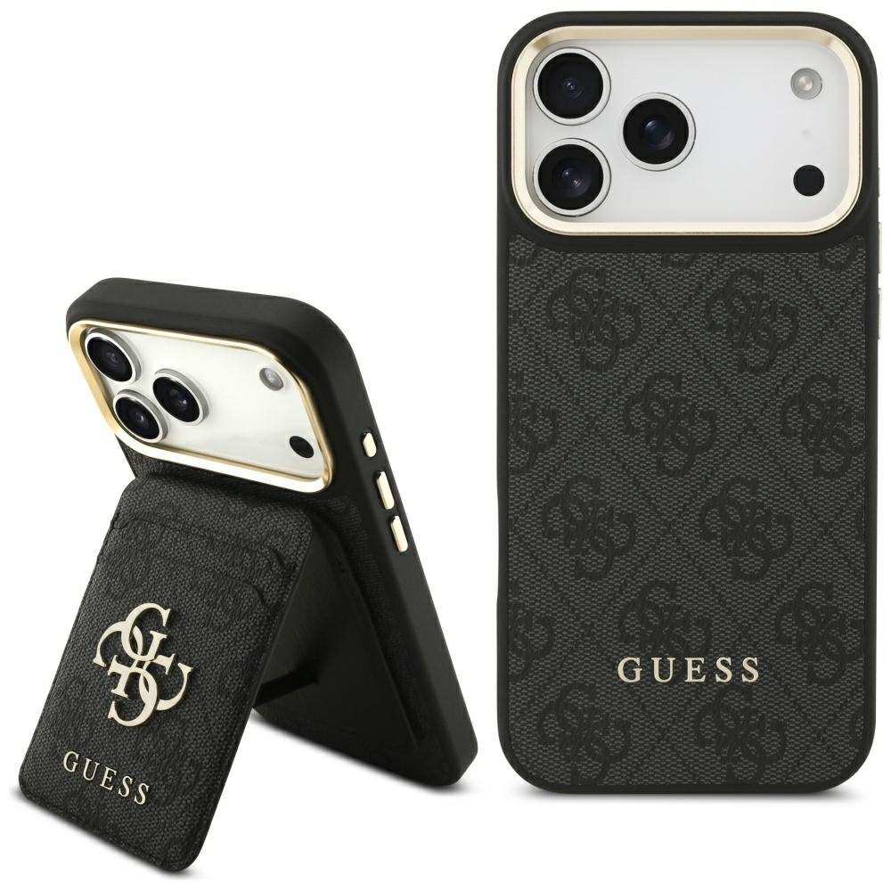 Husă Guess Cardslot 4G MagSafe pentru iPhone 17 Pro Max – negru — imagine 1