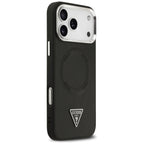 Husă Guess Hardcase Triangle Logo MagSafe pentru iPhone 17 Pro Max – negru — imagine 3