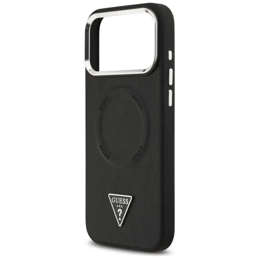 Husă Guess Hardcase Triangle Logo MagSafe pentru iPhone 17 Pro Max – negru — imagine 6