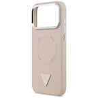 Husă Guess Hardcase Triangle Logo MagSafe pentru iPhone 17 Pro Max – roz — imagine 5