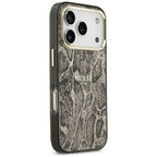 Husă Guess Python Pattern MagSafe pentru iPhone 17 Pro Max – maro (GUHMP17XHIMPYGW) — imagine 3